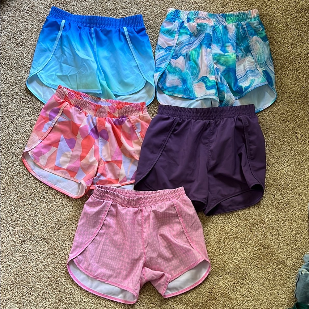 Colorful Athletic Shorts Set
